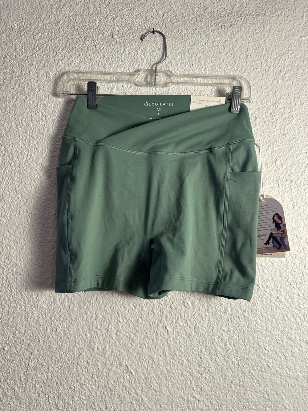 Women's hedge Green High-Rise Bike Shorts